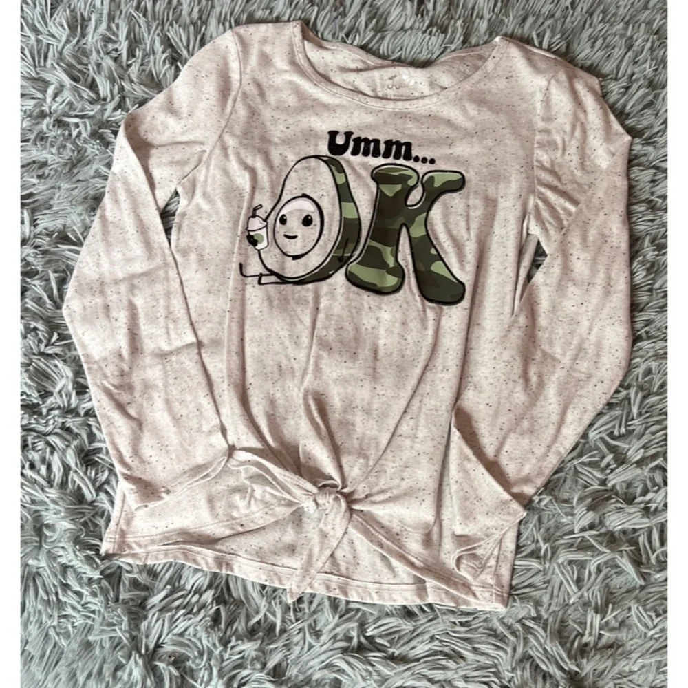 Tie Front Long Sleeve Tops